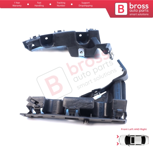 Front Left Right Bumper Mount Holder Support Bracket for Renault Symbol Thalia MK2 LU 2008-2012 8200699903 8200699911