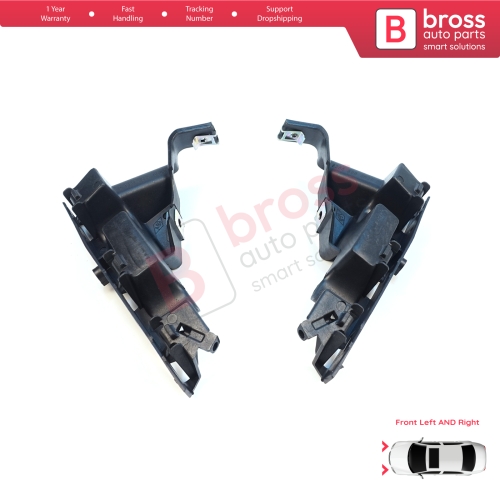 Front Left Right Bumper Mount Holder Support Bracket for Renault Symbol Thalia MK2 LU 2008-2012 8200699903 8200699911
