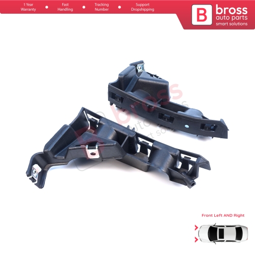 Front Left Right Bumper Mount Holder Support Bracket for Renault Symbol Thalia MK2 LU 2008-2012 8200699903 8200699911
