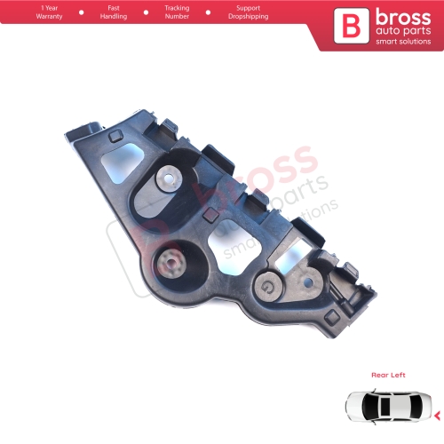 Rear Left Bumper Mount Holder Support Bracket for Renault Dacia Sandero MK2 B52 B8 2012-2016 Pre-Facelift 850459391R