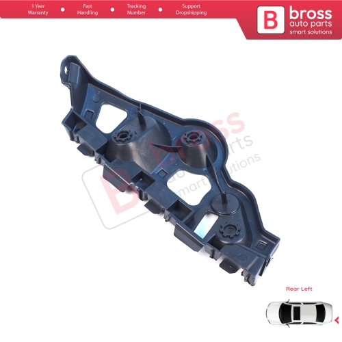 Rear Left Bumper Mount Holder Support Bracket for Renault Dacia Sandero MK2 B52 B8 2012-2016 Pre-Facelift 850459391R