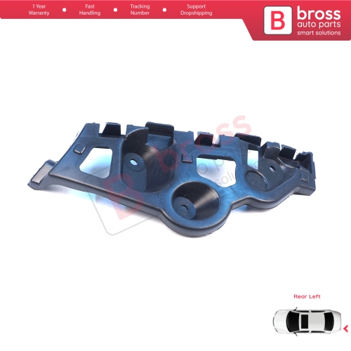 Rear Left Bumper Mount Holder Support Bracket for Renault Dacia Sandero MK2 B52 B8 2012-2016 Pre-Facelift 850459391R