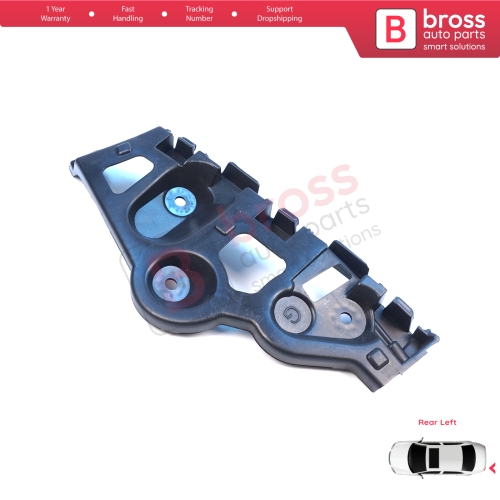 Rear Left Bumper Mount Holder Support Bracket for Renault Dacia Sandero MK2 B52 B8 2012-2016 Pre-Facelift 850459391R