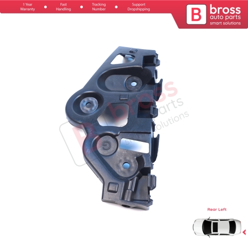 Rear Left Bumper Mount Holder Support Bracket for Renault Dacia Sandero MK2 B52 B8 2012-2016 Pre-Facelift 850459391R
