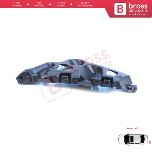 Rear Left Bumper Mount Holder Support Bracket for Renault Dacia Sandero MK2 B52 B8 2012-2016 Pre-Facelift 850459391R