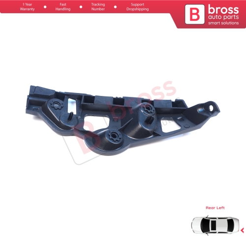 Rear Left Bumper Mount Holder Support Bracket for Renault Dacia Sandero MK2 B52 B8 2012-2016 Pre-Facelift 850459391R