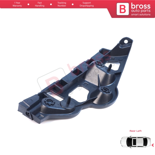 Rear Left Bumper Mount Holder Support Bracket for Renault Dacia Sandero MK2 B52 B8 2012-2016 Pre-Facelift 850459391R