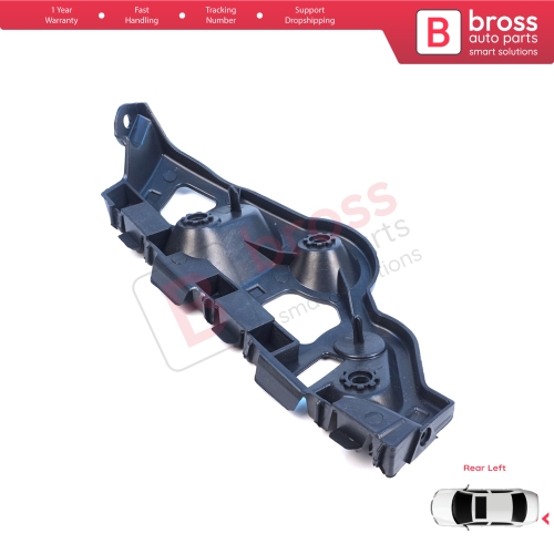 Rear Left Bumper Mount Holder Support Bracket for Renault Dacia Sandero MK2 B52 B8 2012-2016 Pre-Facelift 850459391R