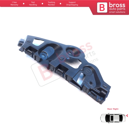 Rear Right Bumper Mount Holder Support Bracket for Renault Dacia Sandero MK2 B52 B8 2012-2016 Pre-Facelift 850440810R