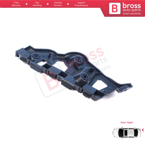 Rear Right Bumper Mount Holder Support Bracket for Renault Dacia Sandero MK2 B52 B8 2012-2016 Pre-Facelift 850440810R