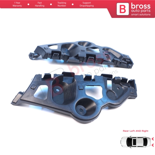Rear Left Right Bumper Mount Holder Support Bracket for Renault Dacia Sandero MK2 B52 B8 2012-2016 Pre-Facelift 850459391R 850440810R