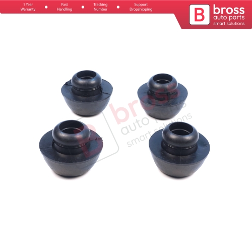 4 Pieces Jack Mount Lift Point Support Rubber Plug Pad Cap for Mercedes 190 190E 190D W201 1982-1993