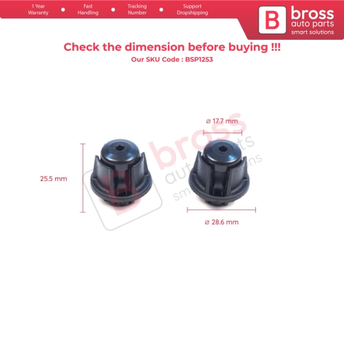 2 Pieces Rear Trunk Tailgate Stop Buffer for Renault Megane MK4 Laguna MK3 Vel Satis 8200080015