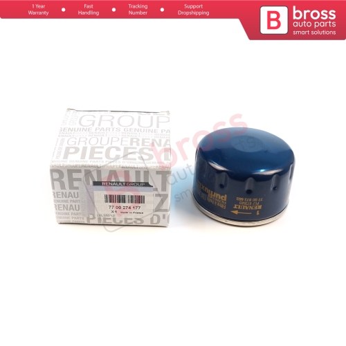 Oil Filter Genuine Renault MAIS 7700274177 for Clio Duster Fluence Scenic Kangoo Laguna Logan Master Megane Thalia Trafic Twingo