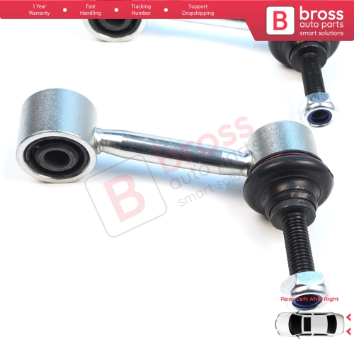 2 Pieces Rear Sway Bar Stabilizer Link for Audi A1 8X A3 8P 8V Q3 8U F3 TT 8J 1K0505465C