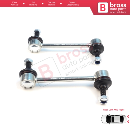 2 Pieces Rear Sway Bar Stabilizer Link Set for Hyundai Elantra Lantra Avante Coupe Tiburon Matrix LaVita Kia Cerato Sephia Spectra 5553017000