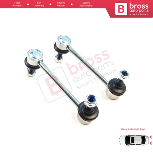 2 Pieces Rear Sway Bar Stabilizer Link Set for Hyundai Elantra Lantra Avante Coupe Tiburon Matrix LaVita Kia Cerato Sephia Spectra 5553017000