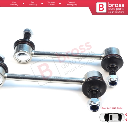 2 Pieces Rear Sway Bar Stabilizer Link Set for Hyundai Elantra Lantra Avante Coupe Tiburon Matrix LaVita Kia Cerato Sephia Spectra 5553017000