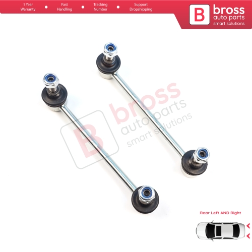 2 Pieces Rear Sway Bar Stabilizer Link Set for Hyundai i30 MK1 FD Elantra MK4 HD Kia Ceed 1 2 ED JD 555301H000
