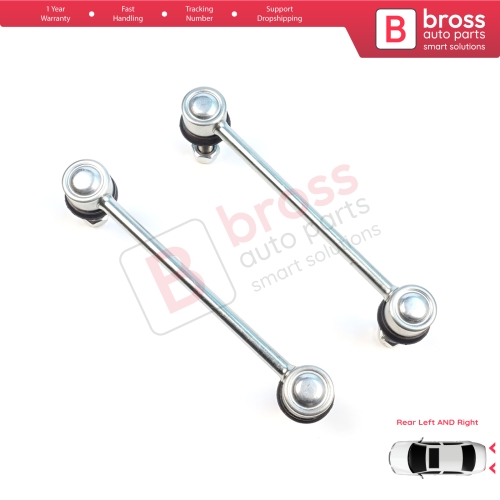 2 Pieces Rear Sway Bar Stabilizer Link Set for Hyundai i30 MK1 FD Elantra MK4 HD Kia Ceed 1 2 ED JD 555301H000