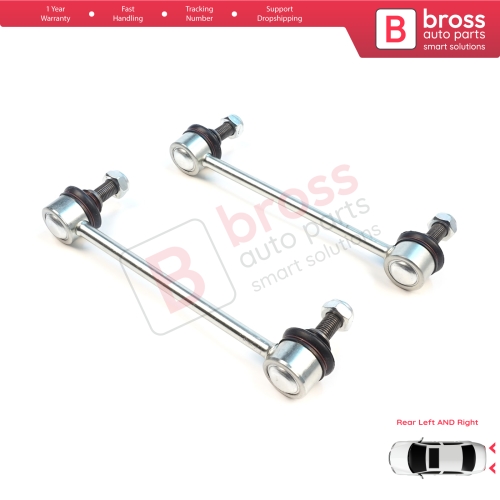 2 Pieces Rear Sway Bar Stabilizer Link Set for Hyundai i30 MK1 FD Elantra MK4 HD Kia Ceed 1 2 ED JD 555301H000