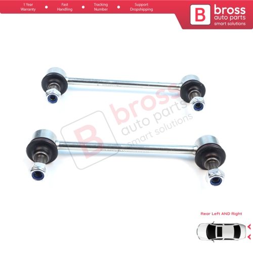 2 Pieces Rear Sway Bar Stabilizer Link Set for Hyundai i30 MK1 FD Elantra MK4 HD Kia Ceed 1 2 ED JD 555301H000