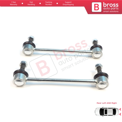 2 Pieces Rear Sway Bar Stabilizer Link Set for Hyundai i30 MK1 FD Elantra MK4 HD Kia Ceed 1 2 ED JD 555301H000