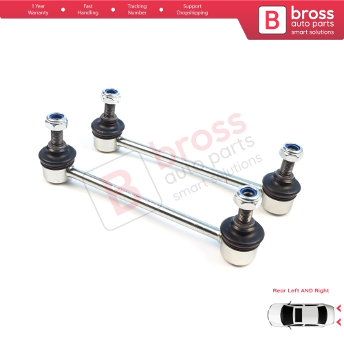 2 Pieces Rear Sway Bar Stabilizer Link Set for Hyundai i30 MK1 FD Elantra MK4 HD Kia Ceed 1 2 ED JD 555301H000