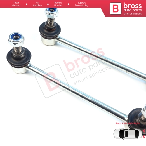 2 Pieces Rear Sway Bar Stabilizer Link Set for Hyundai i30 MK1 FD Elantra MK4 HD Kia Ceed 1 2 ED JD 555301H000