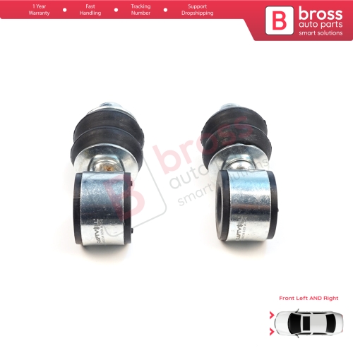2 Pieces Front Sway Bar Stabilizer Link Set for Seat Cordoba MK1 Toledo Ibiza Inca VW Jetta 1 2 Passat B3 B4 Golf 1 2 3 4 Polo 3 Vento Caddy 2 Touran 1 191411315