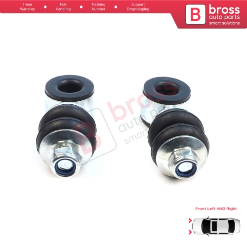 2 Pieces Front Sway Bar Stabilizer Link Set for Seat Cordoba MK1 Toledo Ibiza Inca VW Jetta 1 2 Passat B3 B4 Golf 1 2 3 4 Polo 3 Vento Caddy 2 Touran 1 191411315