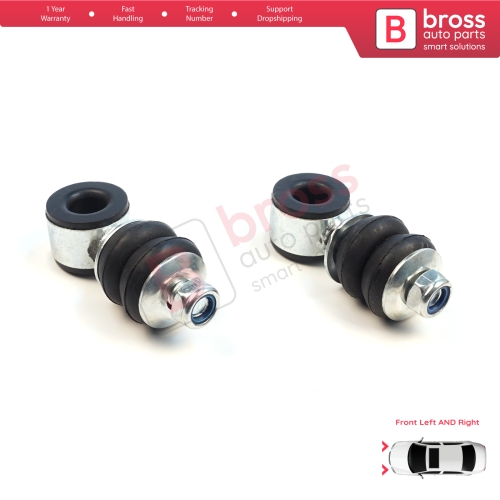 2 Pieces Front Sway Bar Stabilizer Link Set for Seat Cordoba MK1 Toledo Ibiza Inca VW Jetta 1 2 Passat B3 B4 Golf 1 2 3 4 Polo 3 Vento Caddy 2 Touran 1 191411315