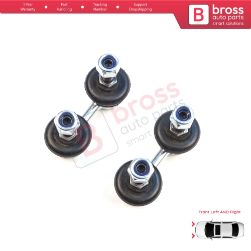 2 Pieces Front Sway Bar Stabilizer Link Set for Hyundai Sonata MK3 Y3 Elantra MK3 XD 548302D000