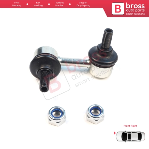 1 Piece Front Right Sway Bar Stabilizer Link for Hyundai Accent Excel TagAz Verna X3 LC MC Matrix Lavita FC Mitsubishi Colt Lancer MK9 Evo Outlander MK1 CU 5483017020