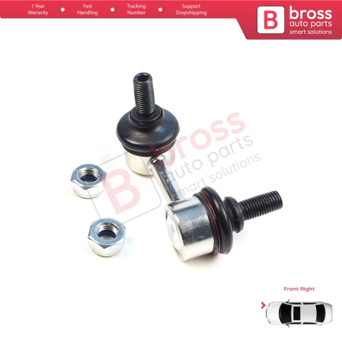 1 Piece Front Right Sway Bar Stabilizer Link for Hyundai Accent Excel TagAz Verna X3 LC MC Matrix Lavita FC Mitsubishi Colt Lancer MK9 Evo Outlander MK1 CU 5483017020
