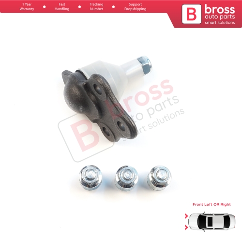 1 Piece Front Axle Lower Control Arm Outer Guide Joint Ball for Renault Dacia Duster MK1 HS 2010-2018 401602308R