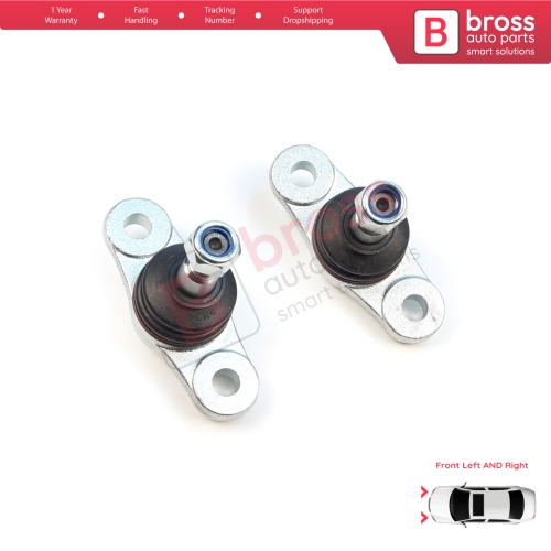 2 Pieces Front Axle Joint Ball Left and Right for Hyundai Elantra MK4 HD Avante i30 MK1 2 FD GD Kia Carens 2 UN Ceed 1 ED Cerato 2 Forte TD Magentis 2 MG Optima Lotze Shuma  517600Q000