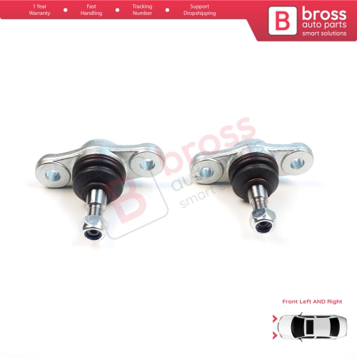 2 Pieces Front Axle Joint Ball Left and Right for Hyundai Elantra MK4 HD Avante i30 MK1 2 FD GD Kia Carens 2 UN Ceed 1 ED Cerato 2 Forte TD Magentis 2 MG Optima Lotze Shuma  517600Q000