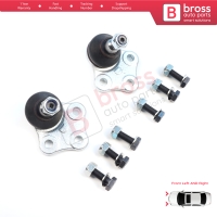 2 Pieces Front Axle Joint Ball Left and Right for Renault Megane MK3 CC Scenic Grand MK3 Fluence 401609060R