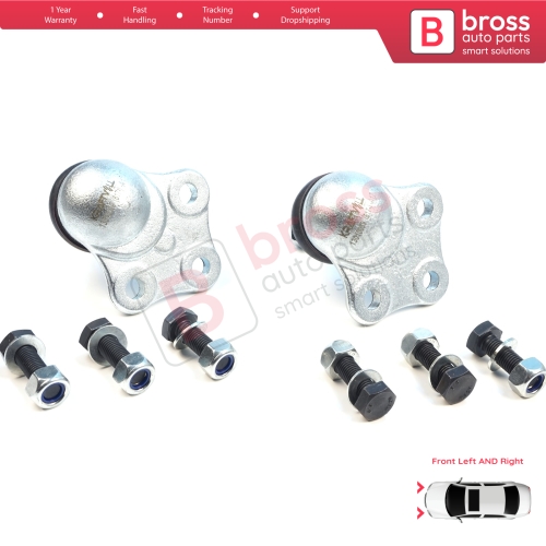 2 Pieces Front Axle Joint Ball Left and Right for Renault Megane MK3 CC Scenic Grand MK3 Fluence 401609060R