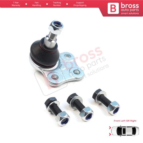 1 Piece Front Axle Joint Ball Left or Right for Renault Megane MK3 CC Scenic Grand MK3 Fluence 401609060R