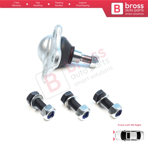 1 Piece Front Axle Joint Ball Left or Right for Renault Megane MK3 CC Scenic Grand MK3 Fluence 401609060R