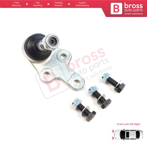 1 Piece Front Axle Joint Ball Left or Right for Ford Focus MK2 C-Max DM2 Volvo S40 MK2 V50 C70 542 C30 533 1470387