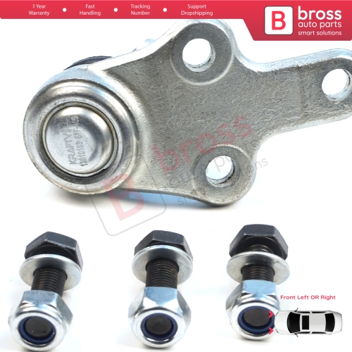 1 Piece Front Axle Joint Ball Left or Right for Ford Focus MK2 C-Max DM2 Volvo S40 MK2 V50 C70 542 C30 533 1470387