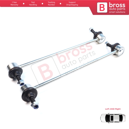 2 Pieces Front or Rear Sway Bar Stabilizer Link for Renault Latitude Arkana Dacia Duster 8200814411