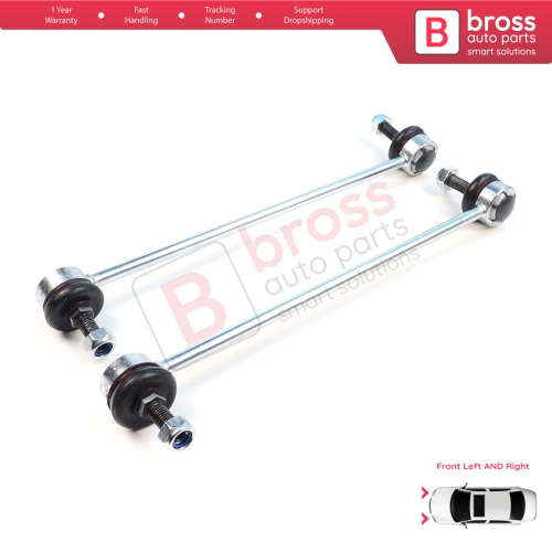 2 Pieces Front Sway Bar Stabilizer Link for Ford C-Max Focus MK1 2 3 Kuga 1 2 Tourneo Transit Connect 3M513B438AB