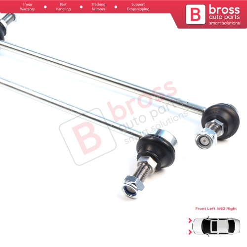 2 Pieces Front Left Right Sway Bar Stabilizer Link for Nissan Almera Altima Murano Qashqai Teana Elgrand Rogue X-Trail 546681AA0A
