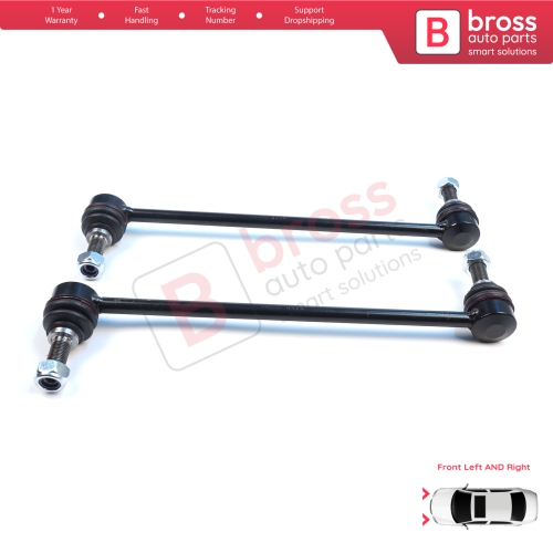 2 Pieces Front Sway Bar Stabilizer Link for Nissan Qashqai J11 Juke F15 Leaf MK1 2 NV200 Pulsar Renault Kadjar 546183NF0A
