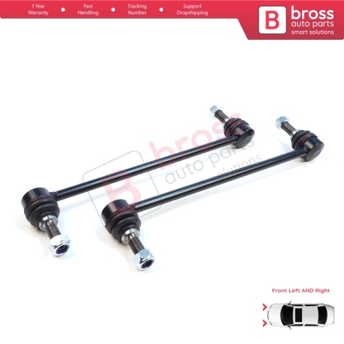 2 Pieces Front Sway Bar Stabilizer Link for Nissan Qashqai J11 Juke F15 Leaf MK1 2 NV200 Pulsar Renault Kadjar 546183NF0A