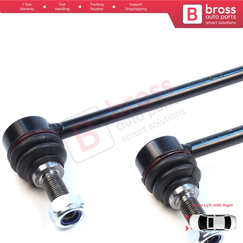 2 Pieces Front Sway Bar Stabilizer Link for Nissan Qashqai J11 Juke F15 Leaf MK1 2 NV200 Pulsar Renault Kadjar 546183NF0A